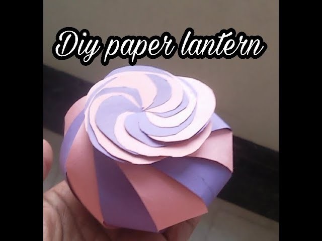 Diy lantern idea | simple paper craft in hindi |festival decoration