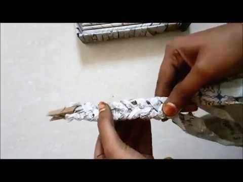 DIY : Paper Craft | news paper craft design | Simple and easy news paper craft