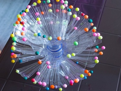 DIY Plastic Bottle Vase Making Craft | Flower Vase Making with Waste  Bottles in Home Decor