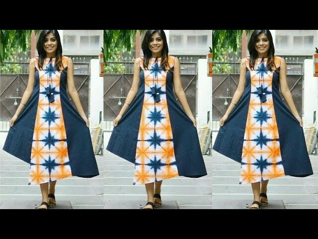 (DIY) Princess cut Asymmetrical Hemline Designer Tunic.Dress (Full Tutorial)