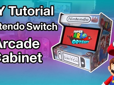 DIY Tutorial: Super Mario Odyssey Nintendo Switch Arcade Cabinet