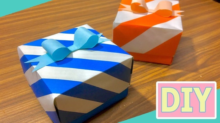 Easy DIY Gift box . Paper box #2 tutorial