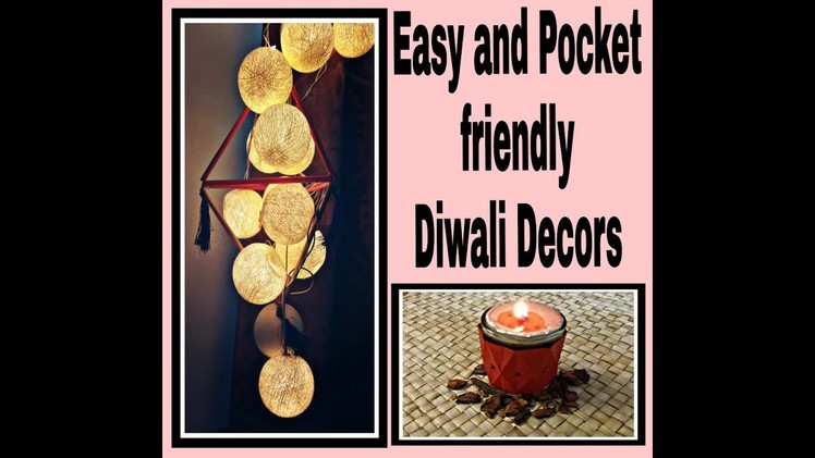 Easy Last-minute and Pocket-Friendly DIY Diwali decors