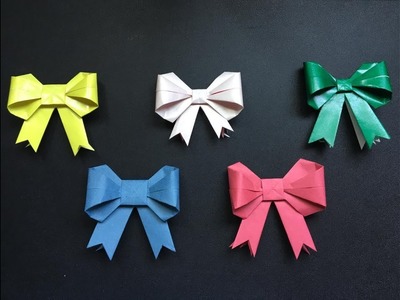 Easy Paper Bows ! Gift Box Decoration ! Craft With TK !