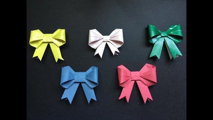 Easy Paper Bows ! Gift Box Decoration ! Craft With TK !