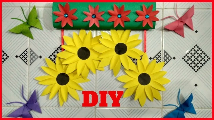 Easy wall hanging craft ideas - How to Make a DIY Room Decor Using Paper | Paper Craft-DIY