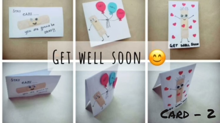 Get Well Soon Card - 2 | Craft for Kids | Easy DIY cards for Kids | DIY Greeting Card