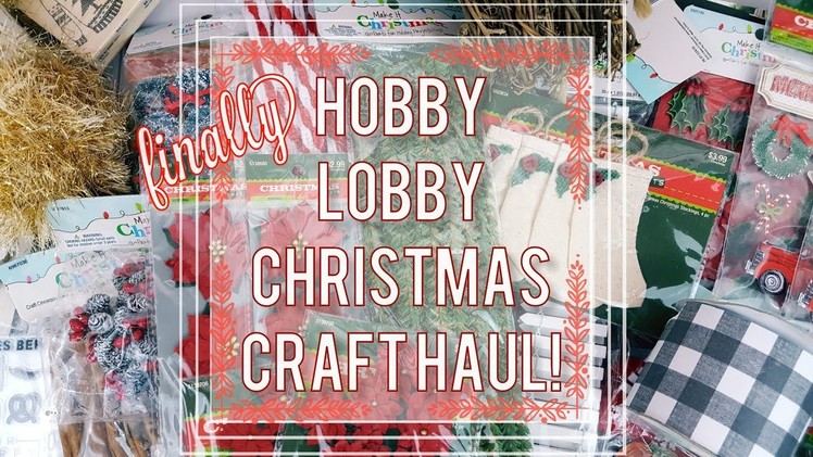 Hobby Lobby Christmas Craft Haul | Christmas 2017
