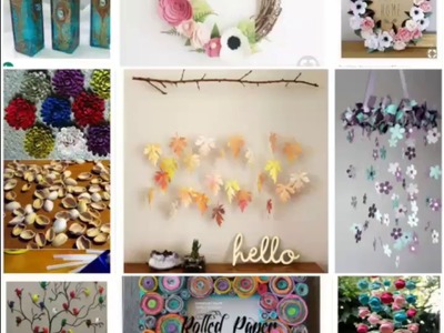 Home Decor DIY || Craft ideas for home|| Paper Flowers craft|| Craft DIY||