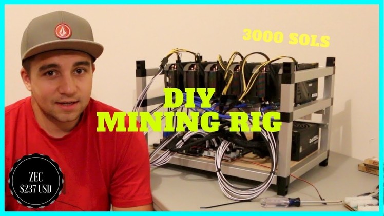 How To Build DIY ZCash Mining Rig 6x Zotac 1080 Mini - 3000 sols