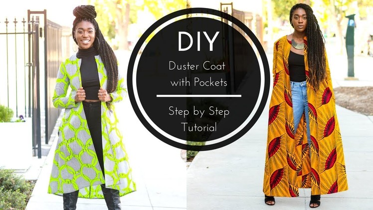 How to | DIY Duster Coat with Pockets Tutorial | Part 2
