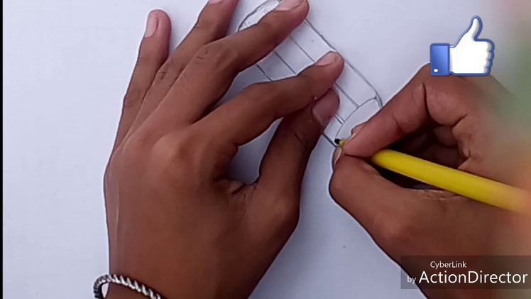 How to make a cardboard keychain|| prachi art and craft ||11