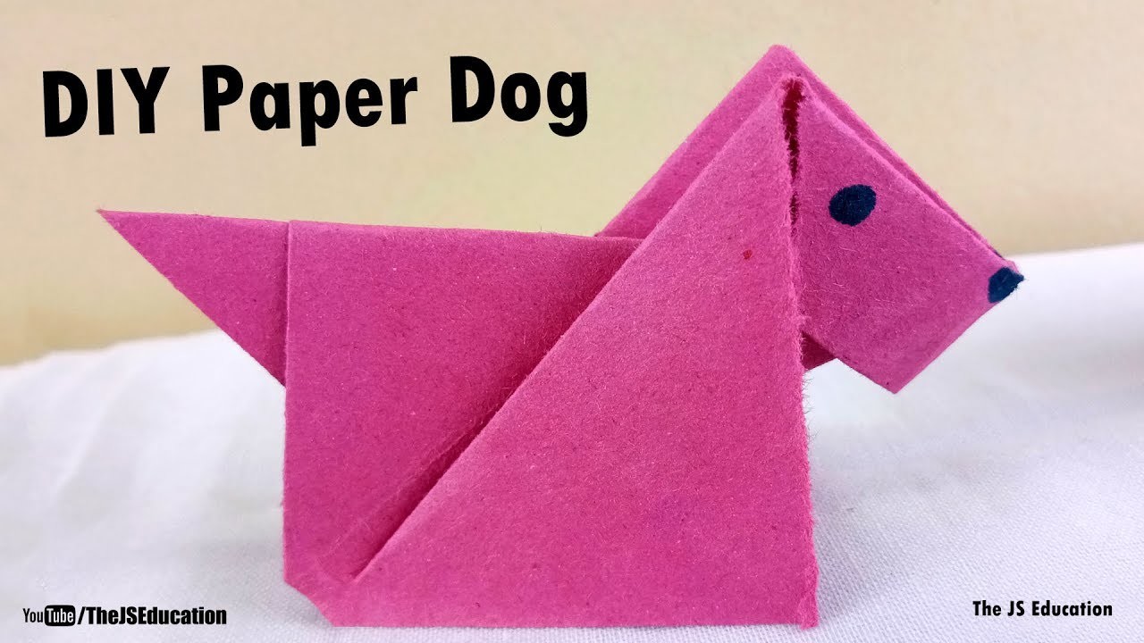 How to make Paper Dog | DIY Paper Craft