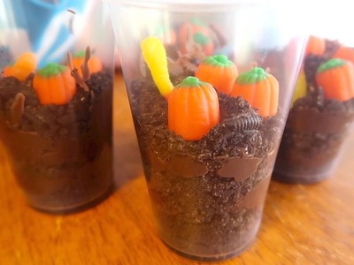 How To Make Pumpkin Patch Halloween Treats! Kids Craft!