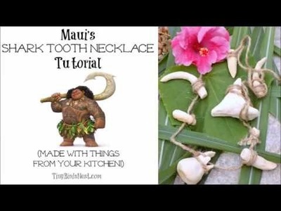Maui Costume Necklace DIY Tutorial from Disney's Moana