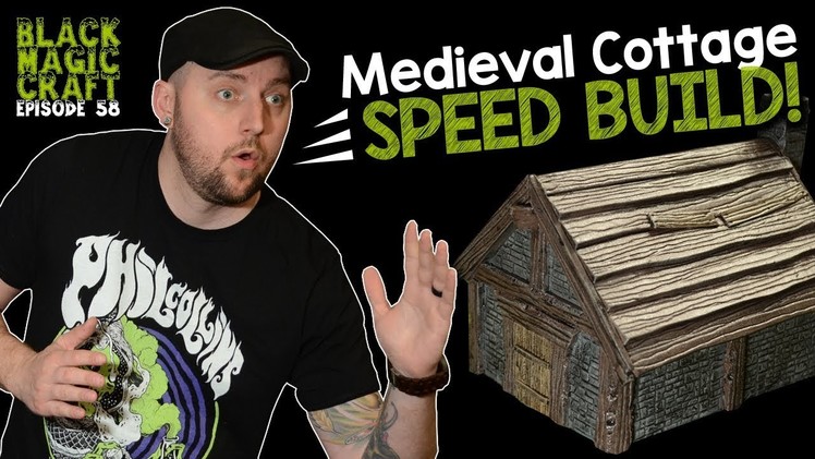 Medieval Cottage For D&D Tutorial (Black Magic Craft Episode 058)