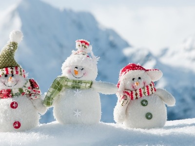 Merry Christmas - Modeling clay snowman - snowman clay, playdoh