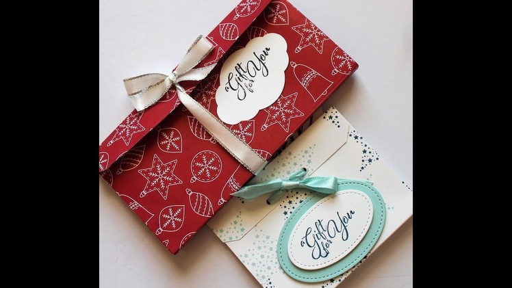 Money, Voucher or Gift Card Wallet - #3 in Easy Craft Fayre Ideas
