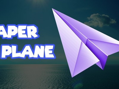 Paper Plane in 5 Steps | Paper craft | Plane with Paper | Craft Art | StoryAtoZ.com