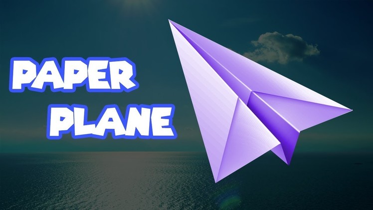 Paper Plane in 5 Steps | Paper craft | Plane with Paper | Craft Art | StoryAtoZ.com