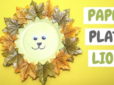 Paper Plate Lion | Fall Craft for Kids