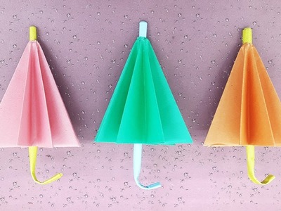 Paper Unbrella easy making instructions - DIY Paper Craft