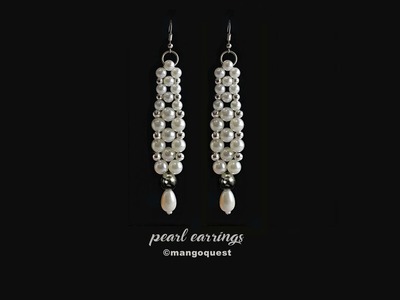 Pearl Earrings Tutorial Fashion Jewelry DIY