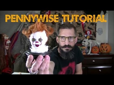 Pennywise Clown IT Doll Head DIY Tutorial