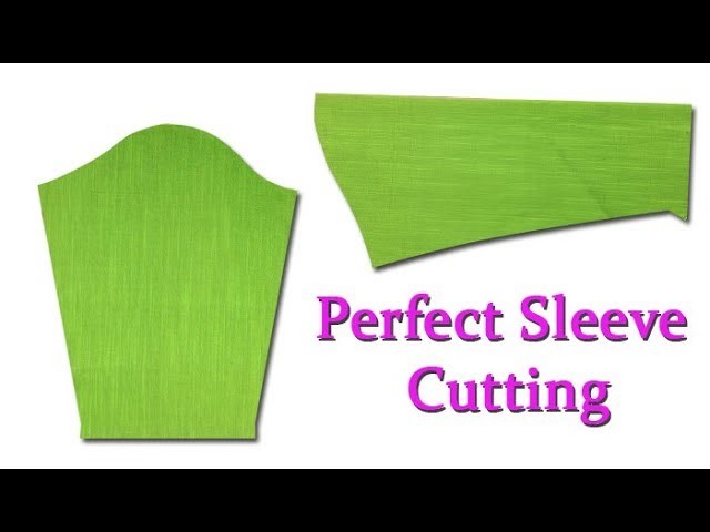 Perfect  sleeve cutting and stitching Malayalam for beginners easy method DIY tutorial