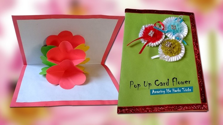 Pop Up Card | DIY 3D Pop Up Card Paper Crafts Tutorial | How to make Pop Up Card