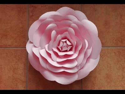 Simple Way To DIY Giant. Large Paper Flower (Tutorial)