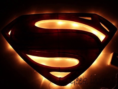 Superman Light Up Poster!! | Easy DIY Craft | DIY ROOM DECOR