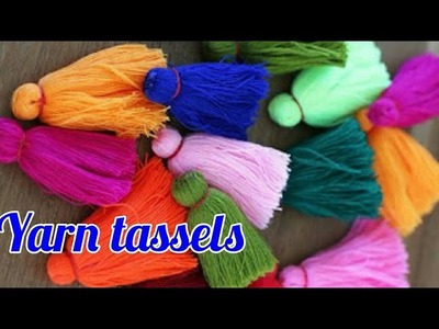 Tassel||how to make tassel tutorial diy-making of yarn tassels tutorial easy step