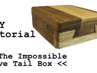 The Impossible Dove Tail Box TUTORIAL DIY