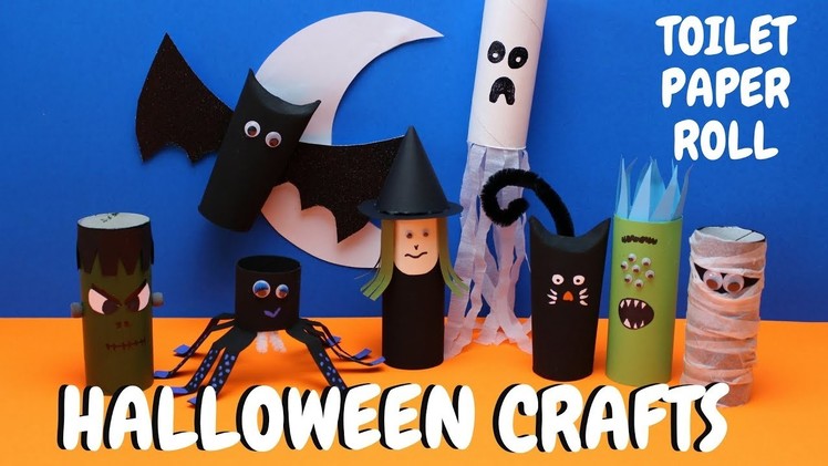 Toilet Paper Roll Halloween Crafts | Paper Roll Craft