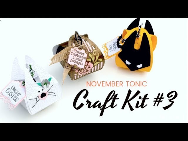 Tonic Inspiration - Tonic Monthly Craft Kit 3 - Bibi Cameron