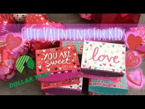 CUTE VALENTINES FOR KIDS|DOLLAR TREE DIY FOR THE LITTLE ONES!