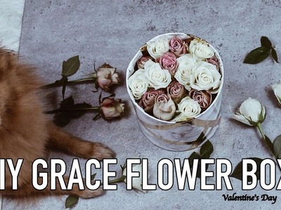 DIY Grace flower box | Valentine's Day | HAILEIGHANDJAMIE