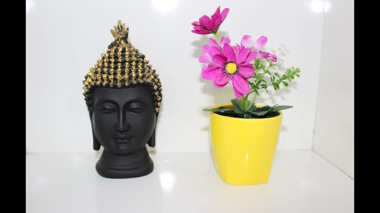 DIY - Make artificial flower pot from broken cup
