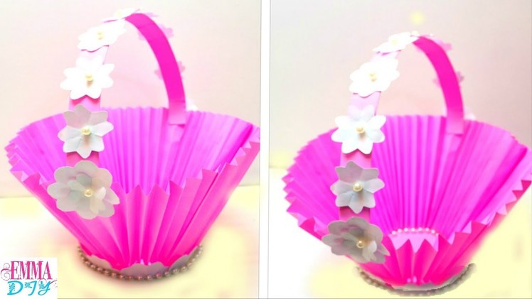 DIY Paper Basket  | How To make a Paper Basket For Easter | EMMA DIY #35