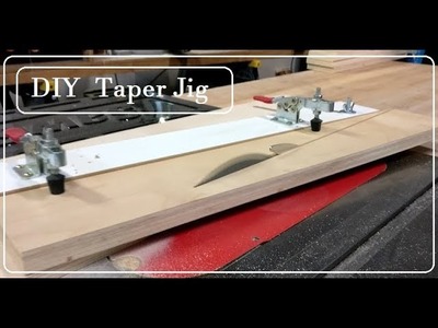 DIY Taper Jig for any table saw