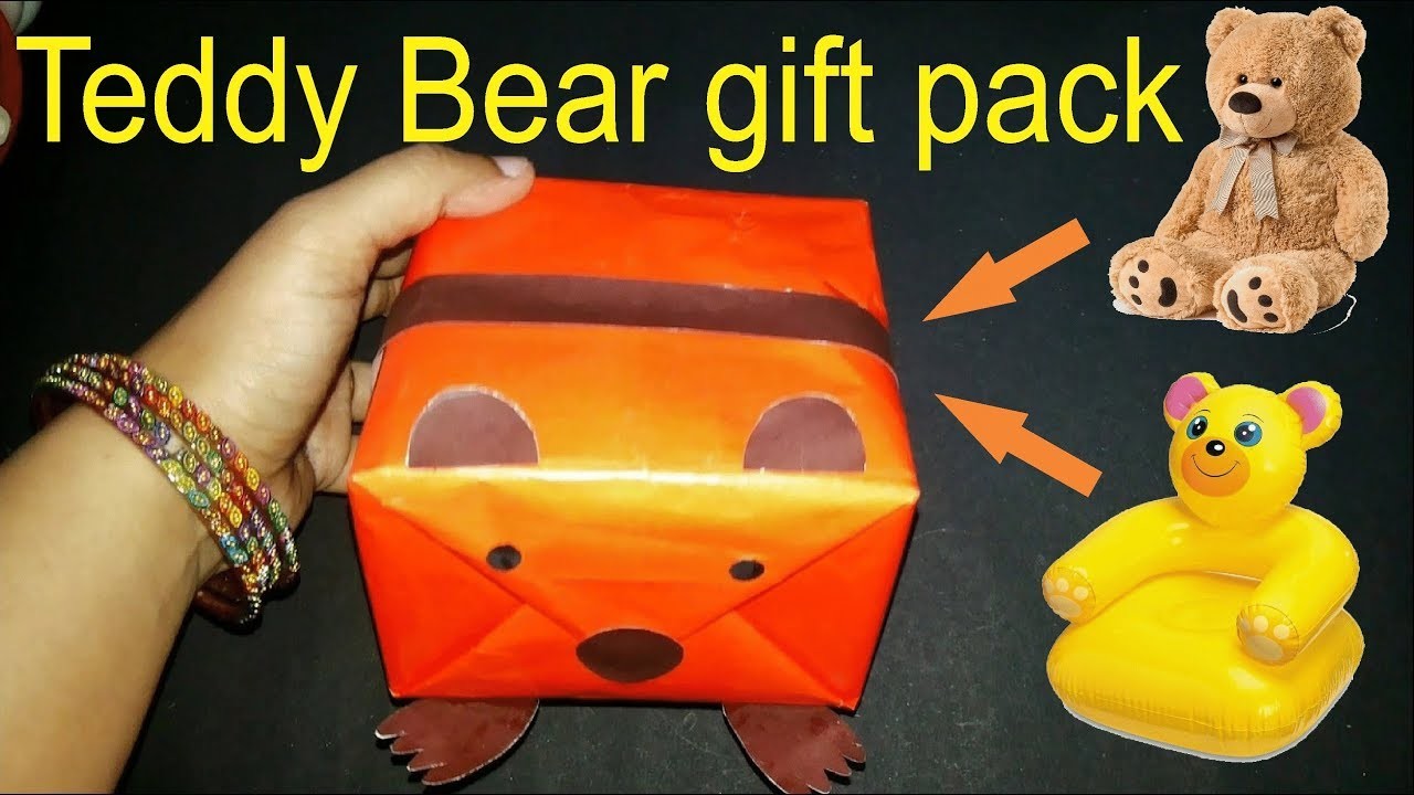 DIY | Teddy Bear gift pack in easy steps