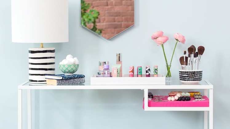DIY Vanity: Makeup Station Ideas Inspired By Marimekko For Clinique