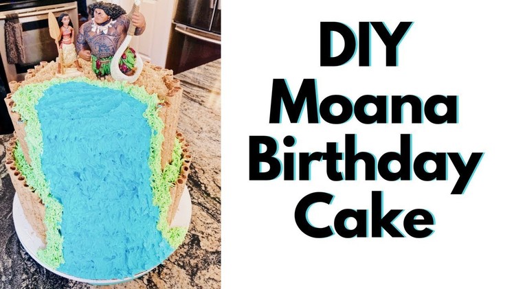 Do It Yourself Moana Birthday Cake | DIY Disney Cake | Entirely Kristen