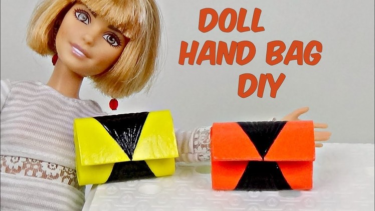 Doll hand bag Diy │ How to make doll purse  │ DIY For Dolls