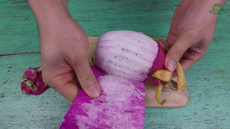 Dragon fruit, how to cut and peel best possible way