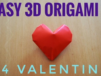 ???? Easy Valentine Origami 3d Heart