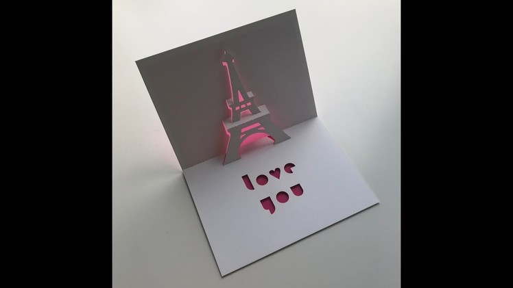 Eiffel Tower 3 Pop Up Card Tutorial - Origamic Architecture