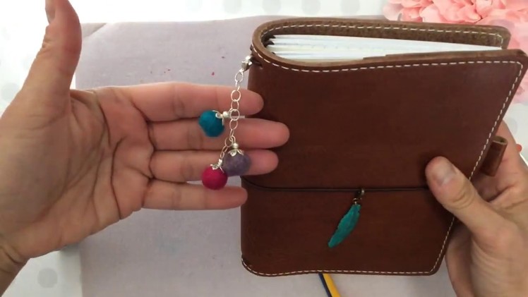 Felted Wool Ball Paper Clips & Charm | A Quick How-To