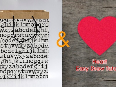 Gift for boyfriend | Heart easy draw tutorial